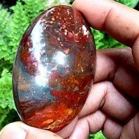 batu akik pancawarna Garut merah(0034)