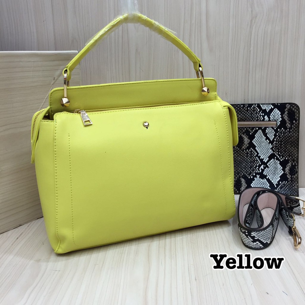 TAS FENDI DOT COM + POUCH SNAKE PATTERN SEMI PREMIUM