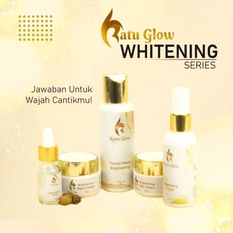 RATU GLOW SKINCARE REGULER 10000% ORI ,BPOM MEMUTIHKAN KULIT WAJAH SECARA CEPAT DAN AMAN