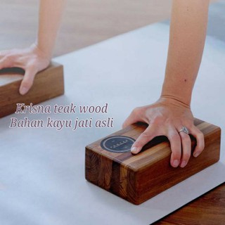 kayu jati balok untuk yoga / balok kayu jati / yoga block teak Wood / kayu jati utuh tanpa sambungan