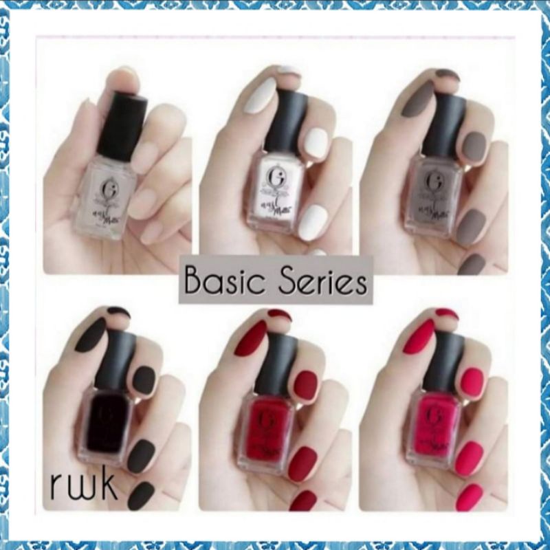 MADAME GIE Nail Matte Basic Series ( Cat Kuku/Kutex )