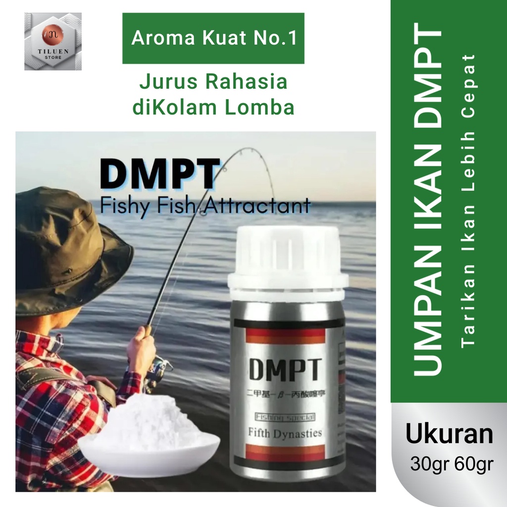 Ori DMPT Stimulant Penarik Ikan Umpan Adiktif Aroma Gurih & Amis Untuk Babon Ikan Mas, Lele, Tombro,