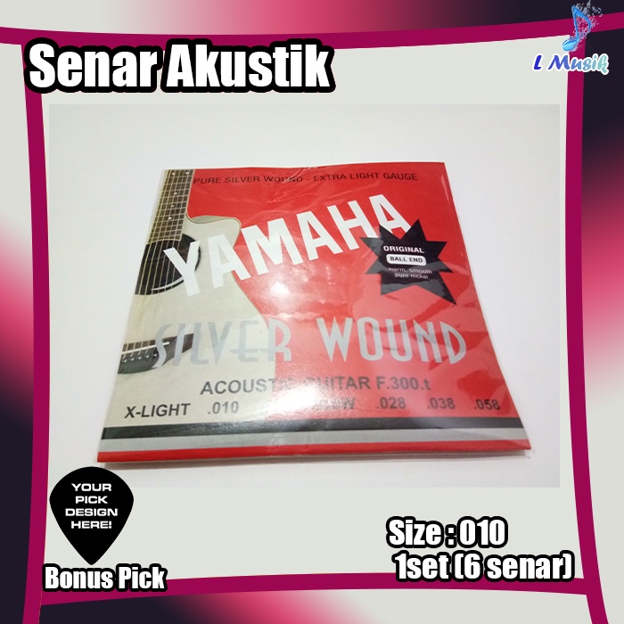 SENAR GITAR AKUSTIK SILVER WOUND(LOKAL PREMIUM) - FENDER ORIGINAL SILVER WOUND ACOUSTIC GUITAR STRINGS