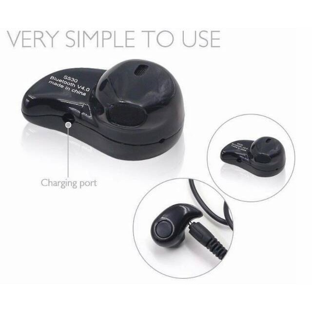 Terlaris Handsfree Bluetooth Keong Ultra Mini / Headset BT Murah Surabaya Elegan