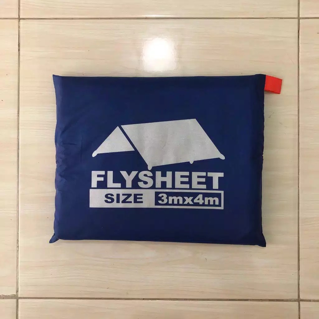 Flysheet 2x3 3x3 4x3 Tenda Darurat Camping Bivak