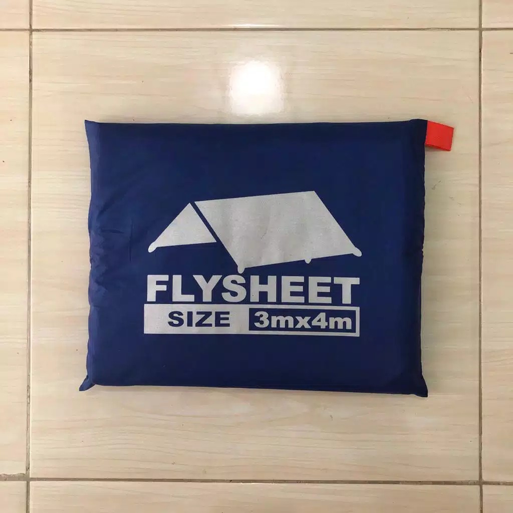 Flysheet 3x3 4x3 Tenda Darurat Camping Bivak