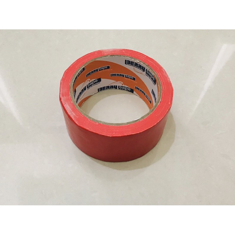 Lakban Kain Cloth Tape 2 inch 48mm x 12 meter Merah Berry / Isolasi 2”