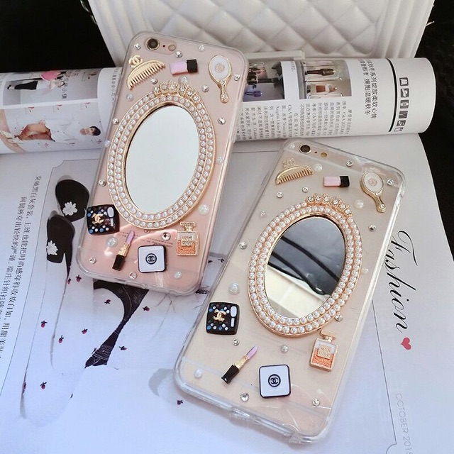 Bling Case Mirror  Handmade Bling Case All tipe Samsung A51 A71 Oppo F9 oppo F3 F7