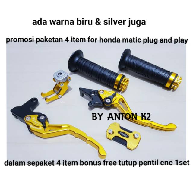 AKSESORIS-VARIASI HANDGRIP-HANDFAT-CANTOLAN MOTOR BEAT KARBU-BEAT FI-BEAT ESP ISS-BEAT DELUXE-BEAT N