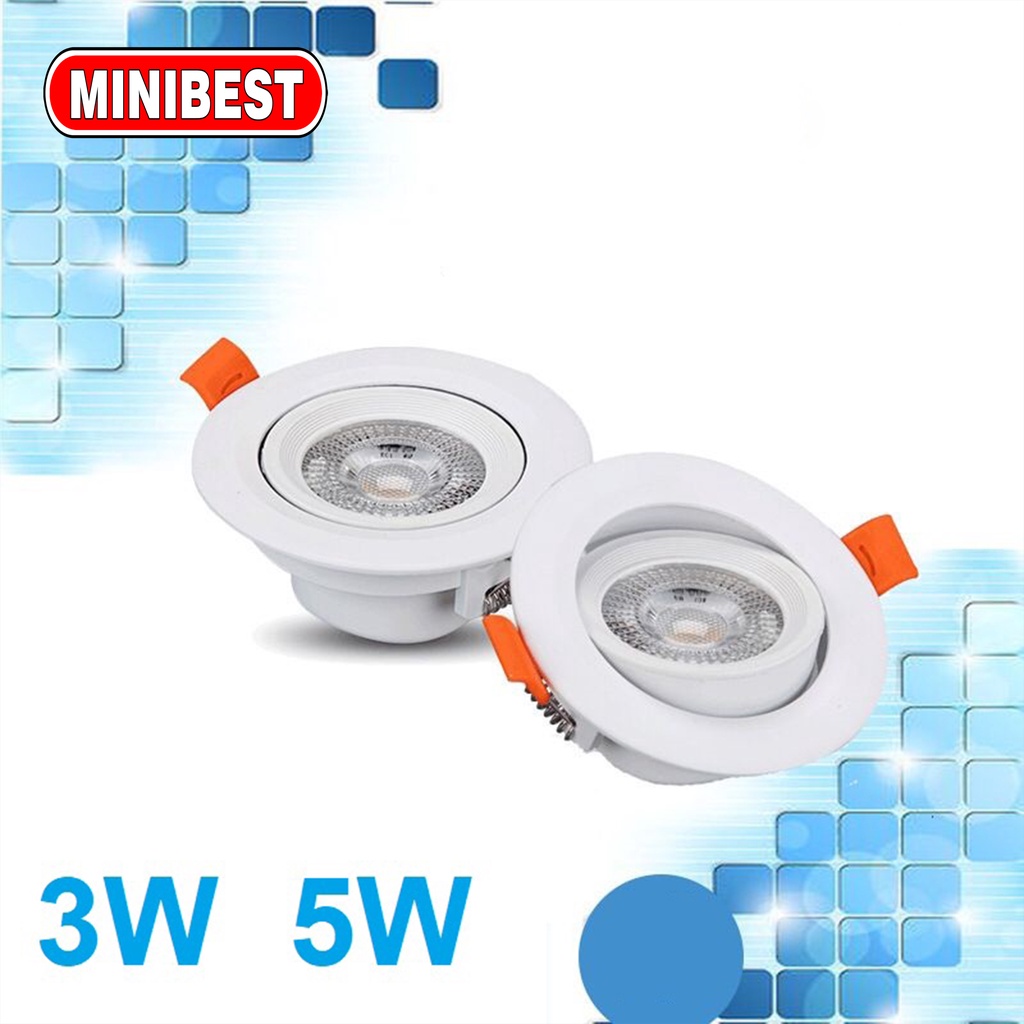 [MB] LED DOWNLIGHT INBOW / DOWNLIGHT PANEL downlight adjustable 3/5/7/9/12/15/18Watt DL-677