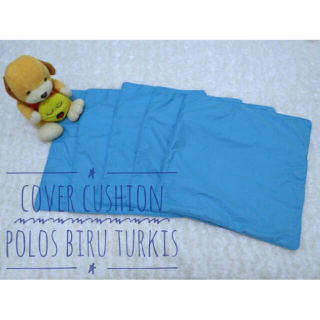 Cover cushion / sarung bantal sofa polos pelangi