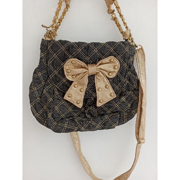 preloved tas jeans, tas jeans wanita