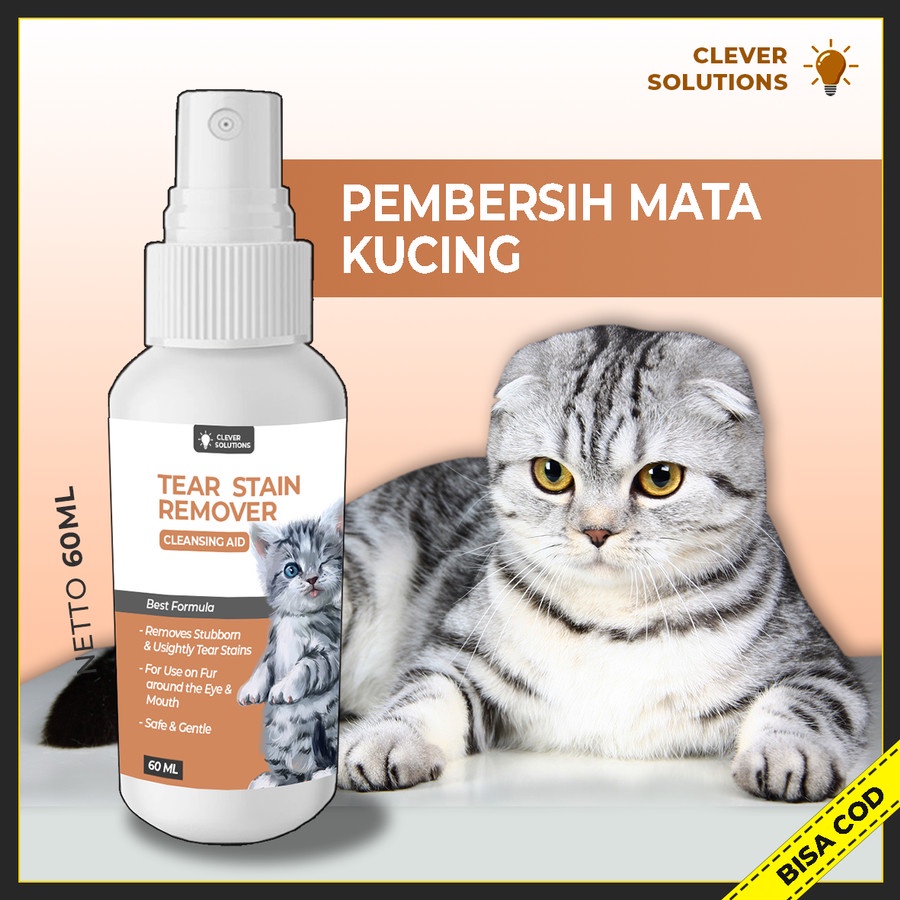 TEAR STAIN REMOVER Pembersih Mata Kucing Pembersih Noda Kotoran Mata Kucing Eye Cleanser