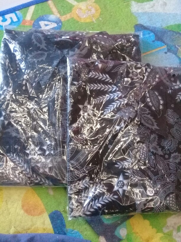 Baju Hem Kemeja Batik Pria Ayah Laki-laki Katun Halus Murah Pekalongan