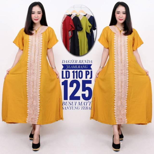 DASTER ARAB SUZAN JLAMPRANG | SANTUNG SUPER GRADE A | RENDA MILO ORI | MODEL KALONG KELELAWAR