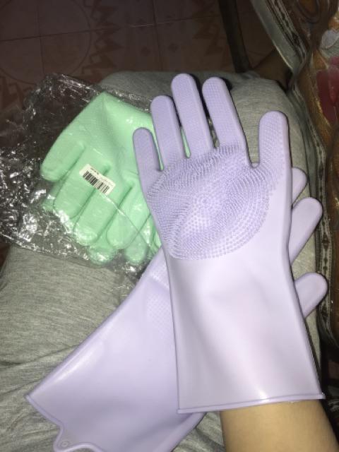 Sarung Tangan Cuci Piring Silikon