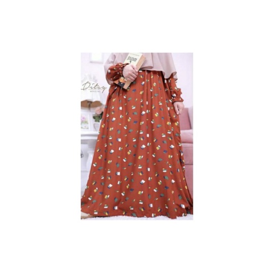 Ditsy PAINT BROWN XL