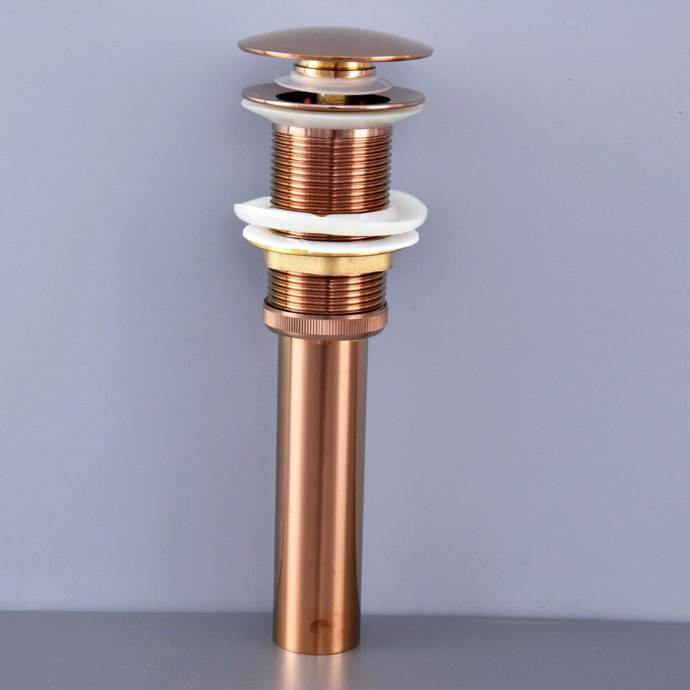 Luxury Rose Gold Brass Large Round Cap Pop Up Bathroom Sink Basin Waste Drain Without Overflow Shopee Indonesia Luxury Rose Gold Brass Large Round Cap Pop Up Bathroom Sink Basin Waste Drain Without Overflow Shopee Indonesia