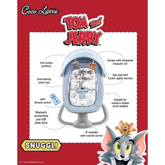 Snuggli Cocolatte Tom&amp;Jerry CL08113 / Kursi Makan Anak