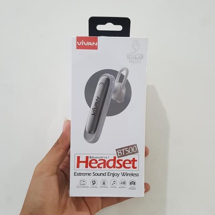 Headset Bluetooth Vivan BT500 - Putih