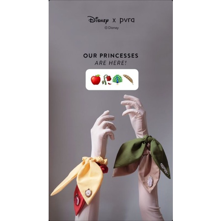 Disney x PVRA (NEW & READY) : Scrunchie Apple