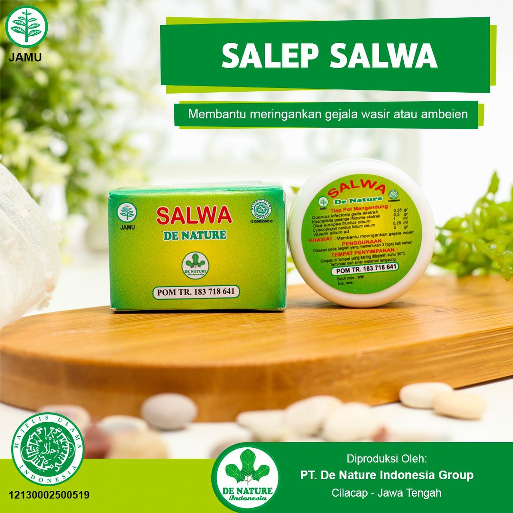 

Obat Wasir Ambeien/Ambeyen salep Salwa De Nature