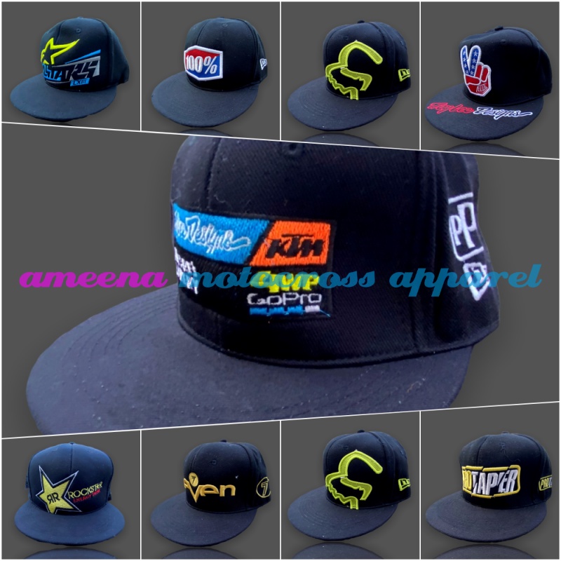 Topi Motocross - Topi Trail - Topi Racing Bordir - Topi Snapback Cross - Topi Daily Outfit Bordir - Topi Supermoto - Topi Trabas - Topi Drag Race - M1