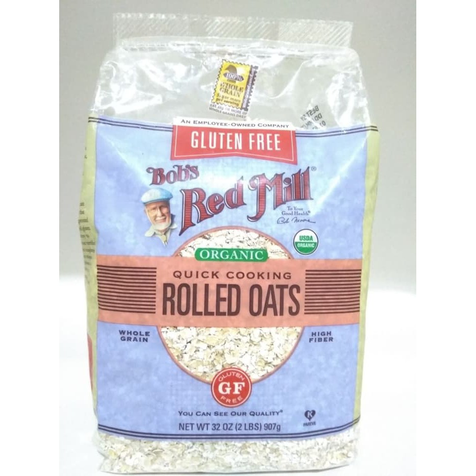 

Rolled Oat Quick Cooking Gluten Free Bob's Red Mill/Oatmeal Organik