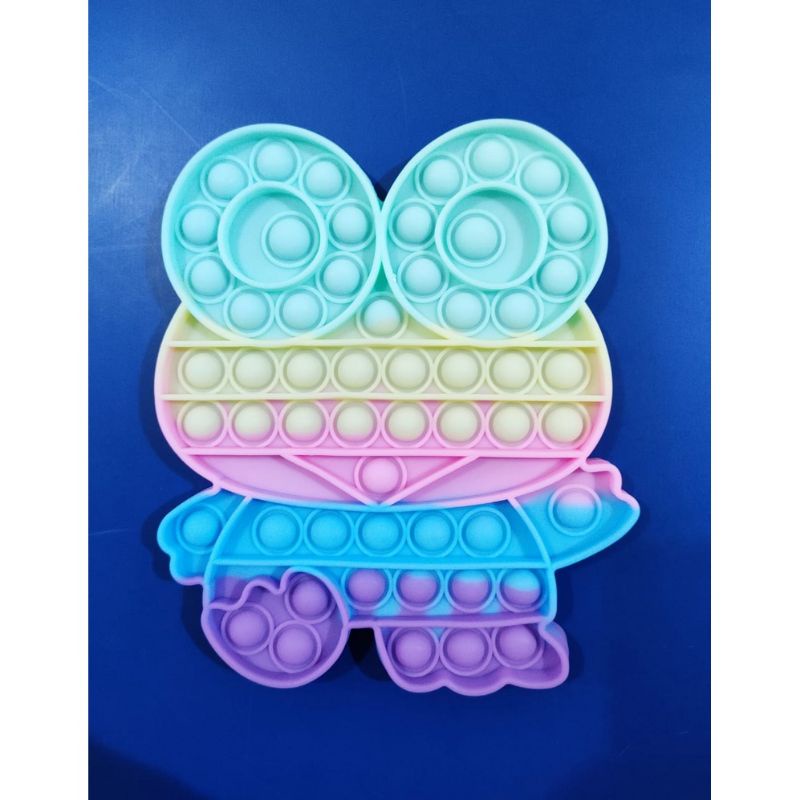 POP IT RAINBOW FIDGET TOYS Mainan Anak Edukasi Murah Pop Its Unicorn New Fidget Push Bubble Kids Kid-Keropi Rainbow Jumbo