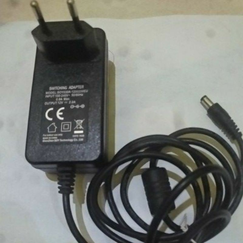 Adaptor 12 volt 2 Amper