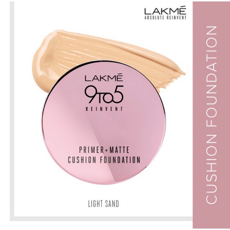 LAKME PRIMER + MATTE CUSHION FOUNDATION BB