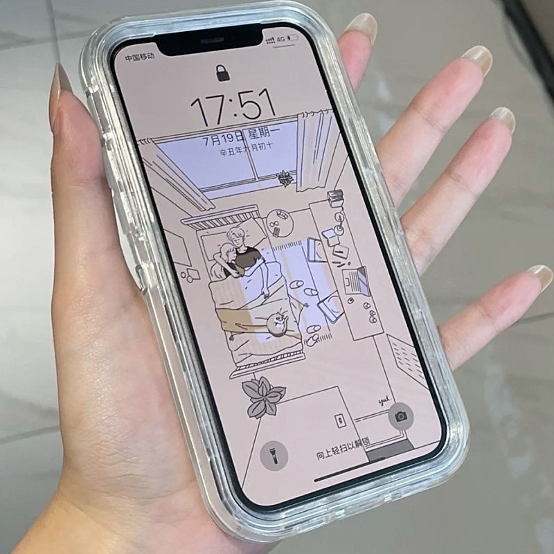 2in1 Hard Case Transparan Bumper Tebal Cover iPhone 13 13Pro 14Promax 12 12Pro 11Promax 11 XS XR X XSMAX