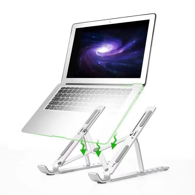 Dudukan Laptop Portable Stand Laptop Variable Angel Full Aluminium