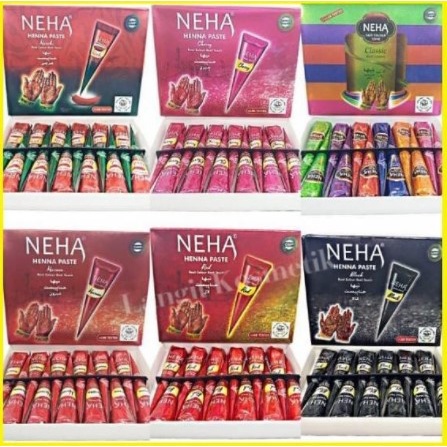 NEHA HENNA PASTE - BPOM HALAL - ECER