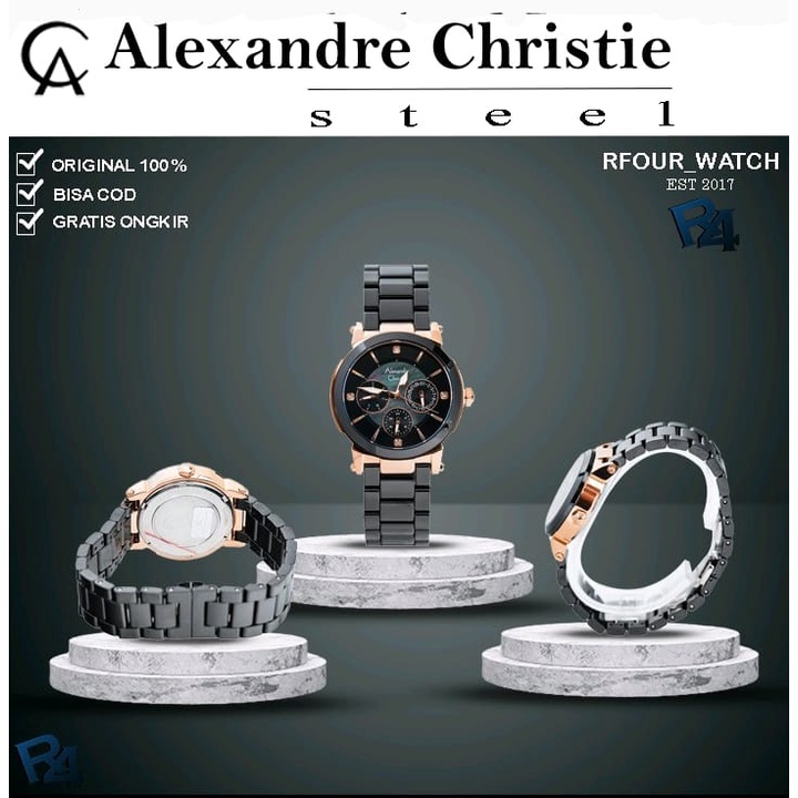 Jam tangan wanita alexandre christie ac 2880 original - AC2880
