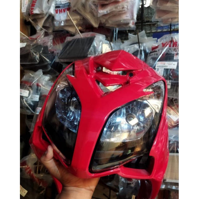 cover tameng mio soul MX mata 2 sett headlamp reflektor blue product HMA NCA Thailand merah