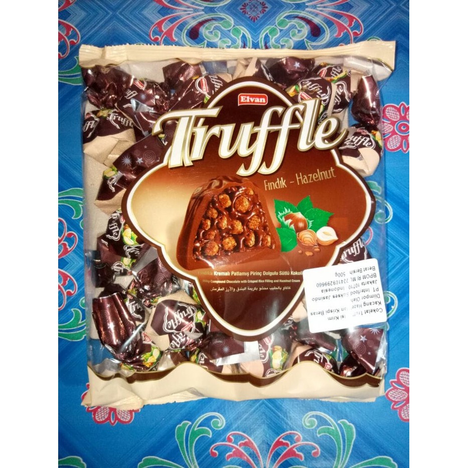 

Termurah Cokelat arab Truffle Hazelnut 500grm / Cokelat Enak Murah