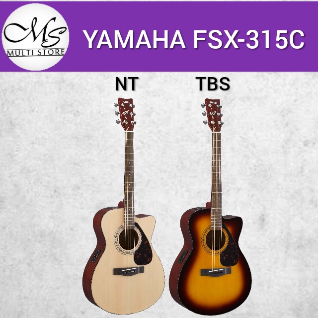 Gitar akustik elektrik YAMAHA FSX315 - FSX 315 - FSX315C - FSX 315C - FSX-315-C - ORIGINAL