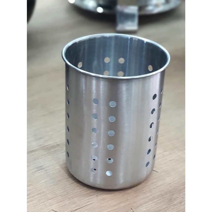 Garpusendoktempat- Tempat Sendok Ikea /Cutlery Holder/ Rak Sendok Stainless 10X12 -Tempat-Sendok-