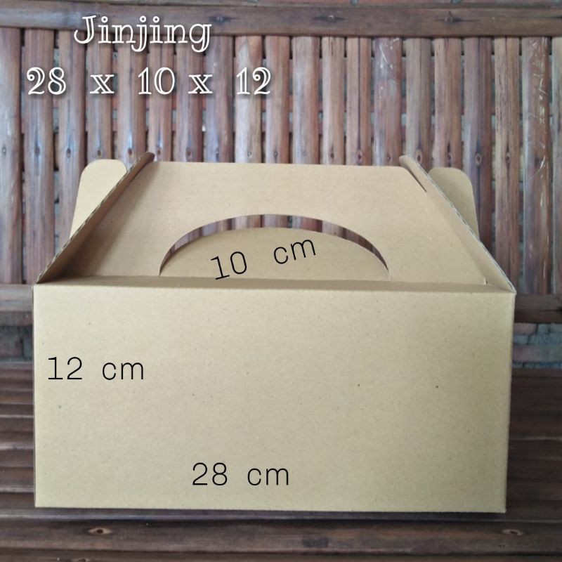 

Kardus Jinjing 28 x 10 x 12 cm Hampers/Tas Kertas/Goodie Bag/Parcel/Souvenir