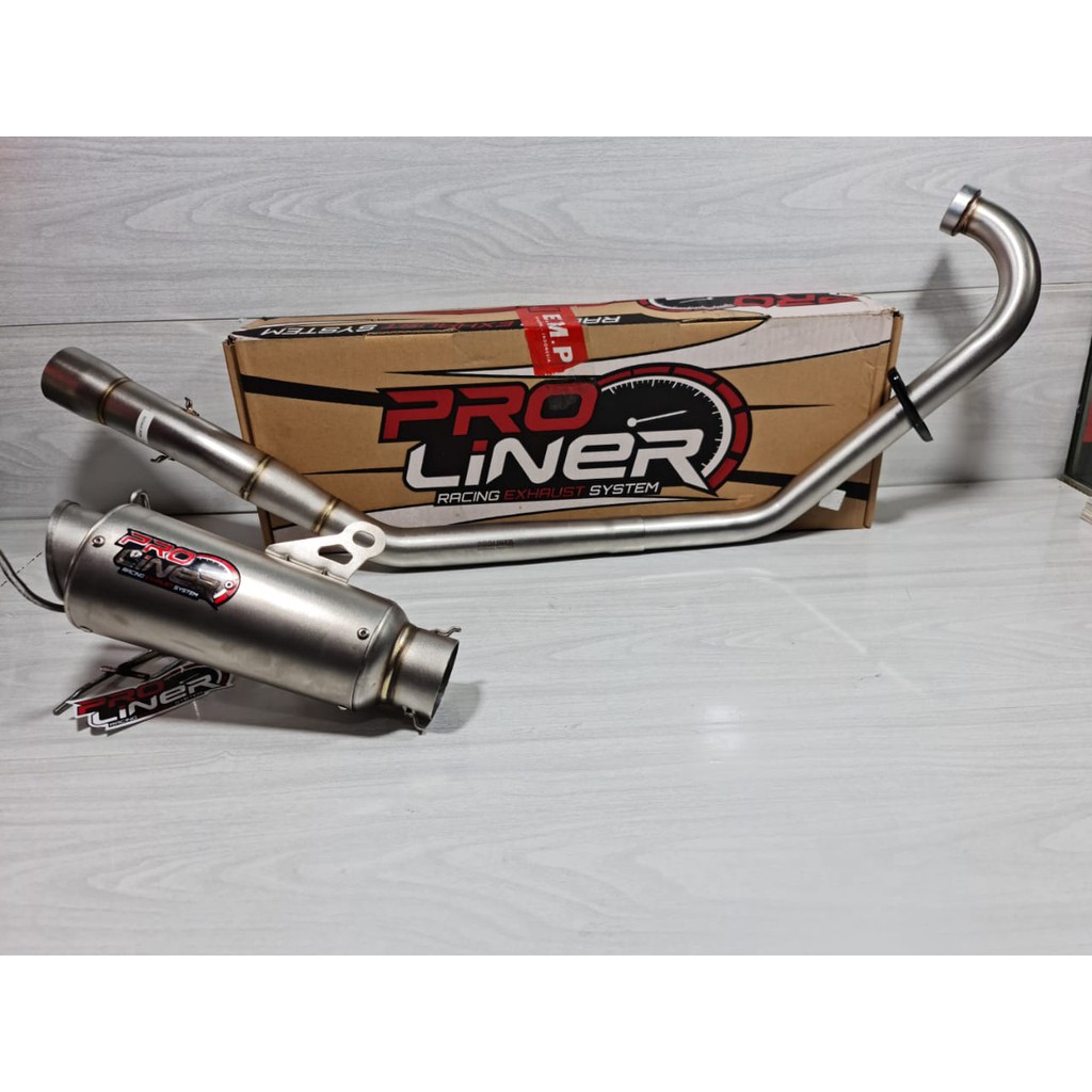 (PROLINER) FULL SYSTEM TR1 R SHORT KNALPOT R15 CB150 VIXION SONIC MX K46 FU CRF KLX TIGER-VIXION NEW