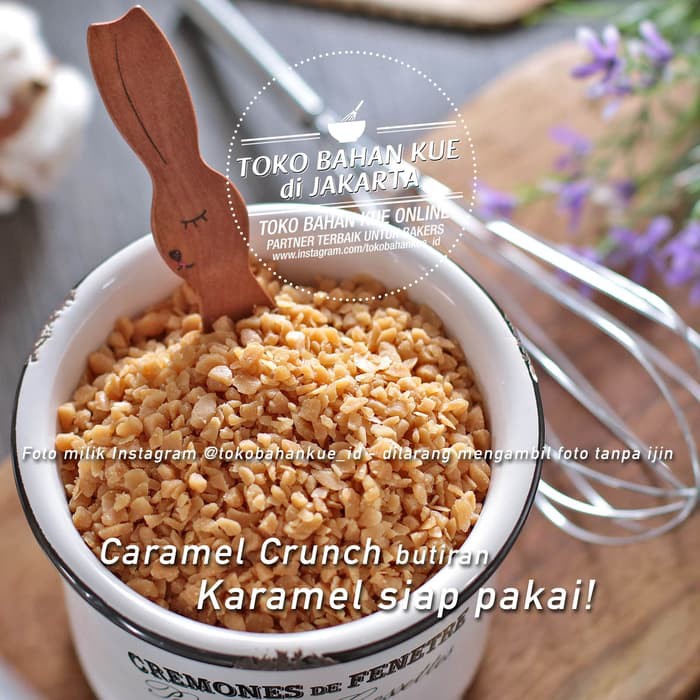 

Caramel Flakes Crunch karamel granul Caramel Granules butiran 500gr