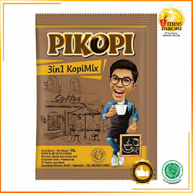 Pikopi Sachet | Kopi Murah | 1 Sachet 1 Pcs