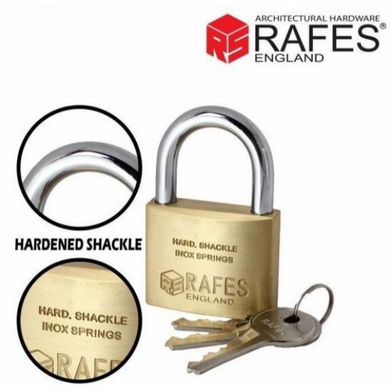 gembok Rafes england solid brass ( GKC 1008)