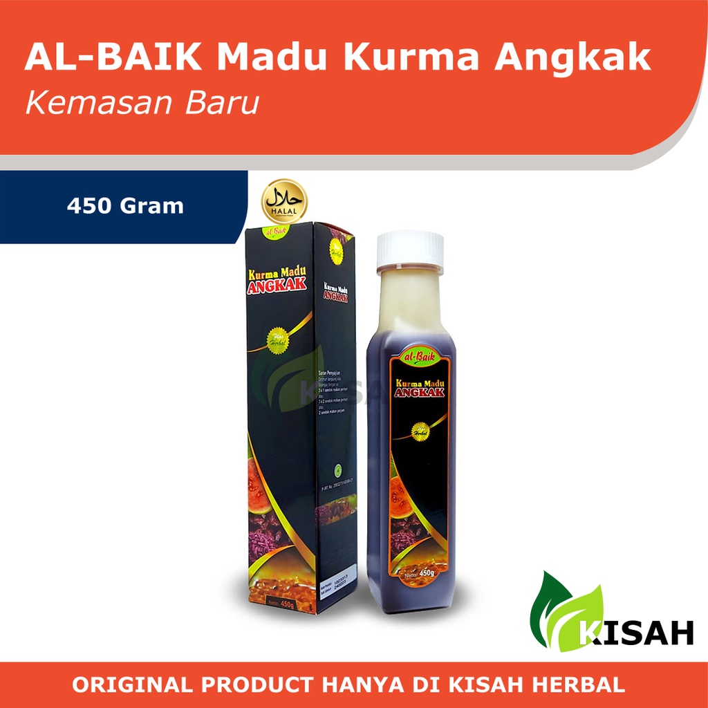 

AL BAIK Madu Kurma Angkak 450 Gram / Mengobati Sakit DBD ( Demam Berdarah ) Kemasan Baru