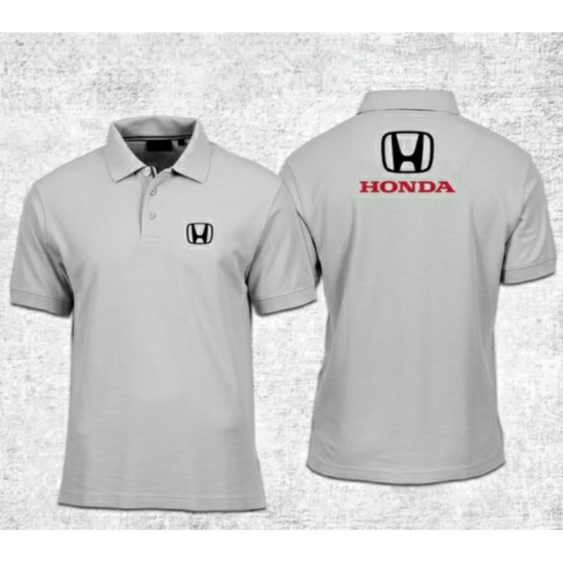 kaos motor Honda Kaos dealer Honda Kaos Honda full bordir depan belakang
