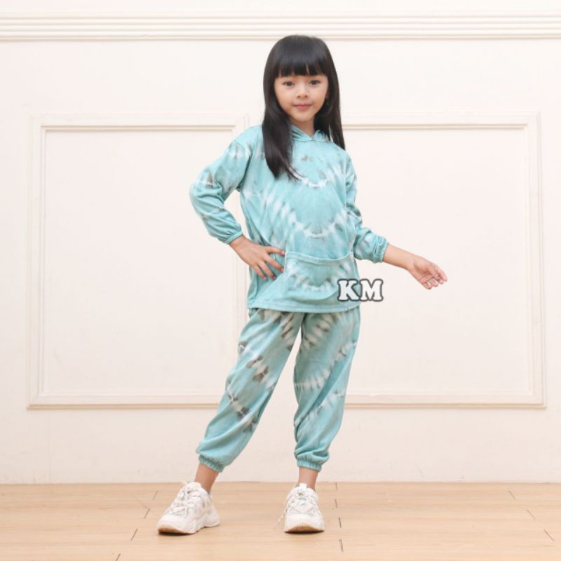 Heykids PASSWORD OREO Setelan Sweater 5-7 Tahun Baju Anak BerKualitas