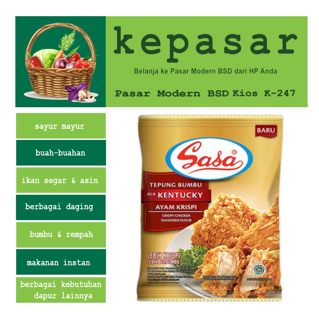 

Tepung Bumbu SASA Kentucky