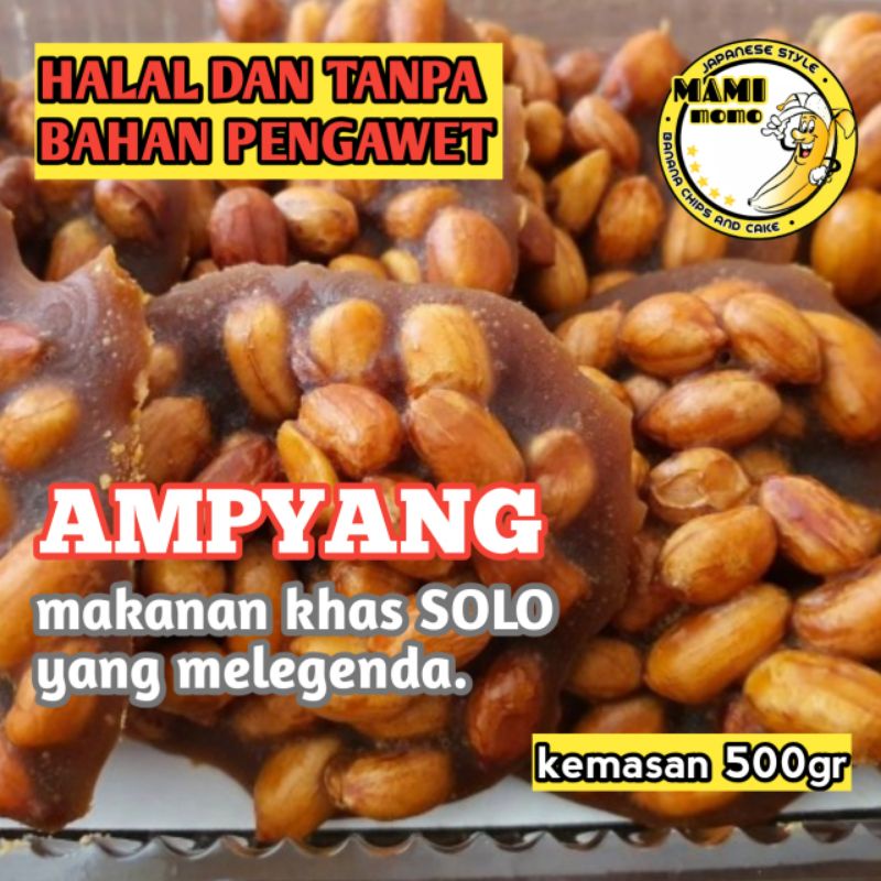 

AMPAYANG KACANG (cemilan khas kota solo)PERPADUAN ANTARA GULA MERAH KACANG TANAH DAN JAHE