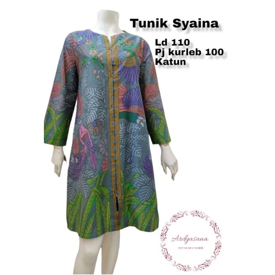 CENDRAWASIH TUNIK SYAINA/DRESS WANITA  MODERN | BY ARDYASANA